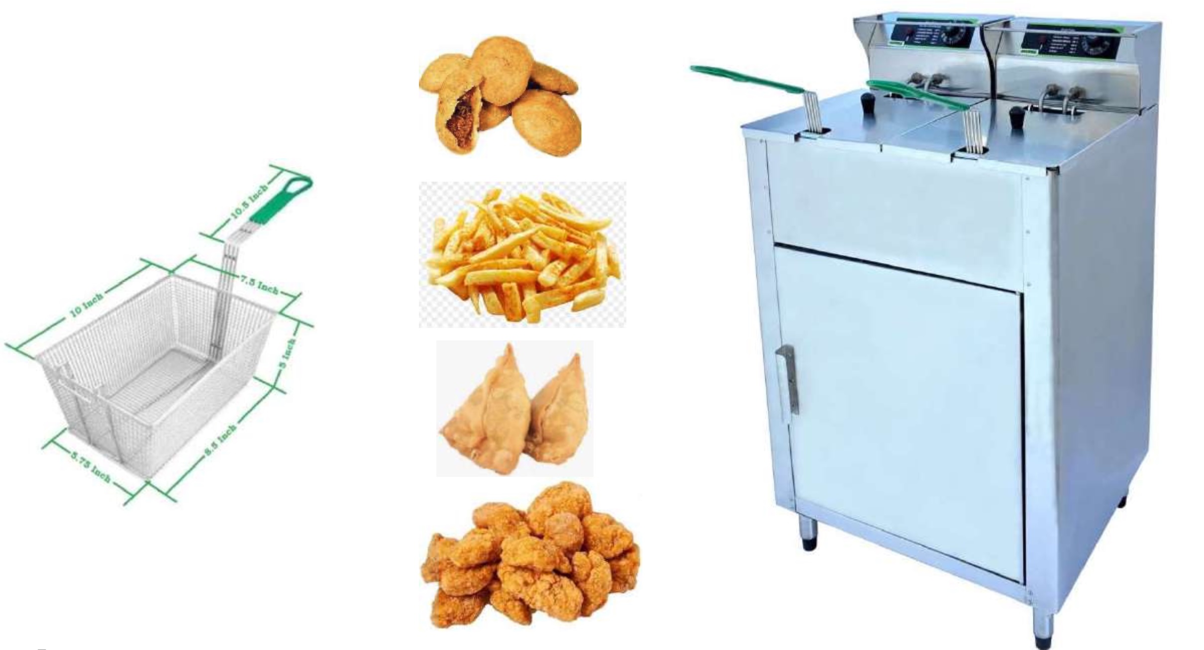 Deep Fryer 8L Double With Stand